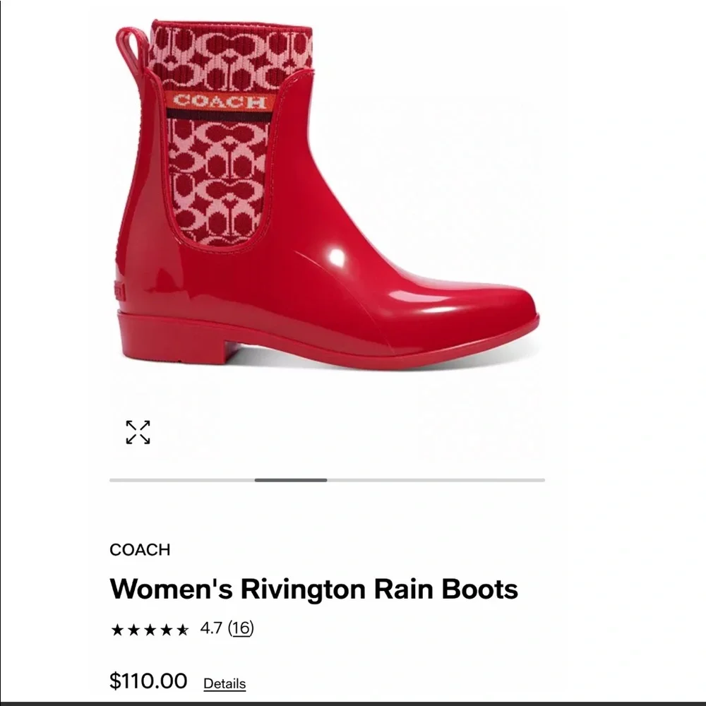 COACH  Rivington Rain Bootie - Picture 5 of 14